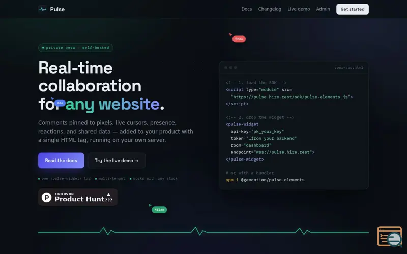Screenshot of Pulse