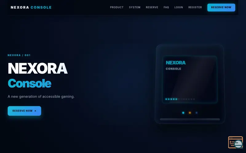 Screenshot of NEXORA Market