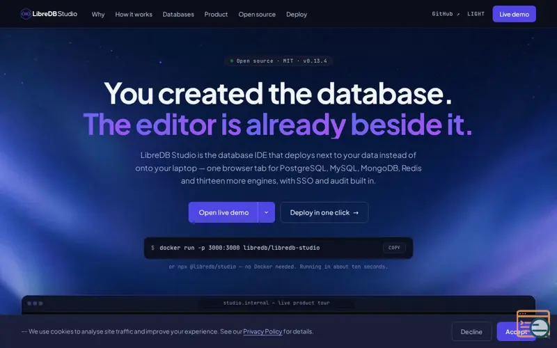 Screenshot of LibreDB Studio