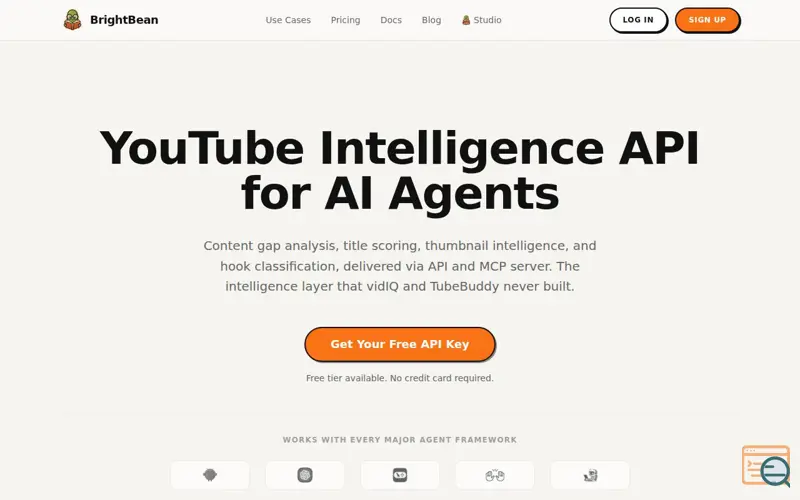 Screenshot of BrightBean