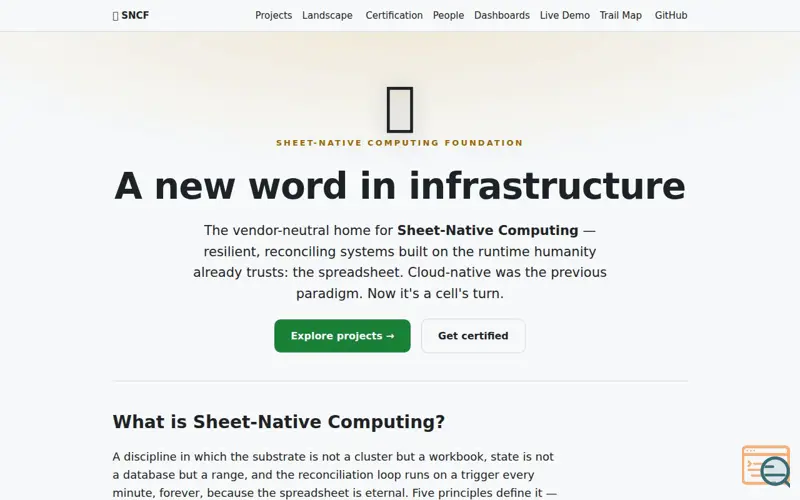 Screenshot of Sncfoundation