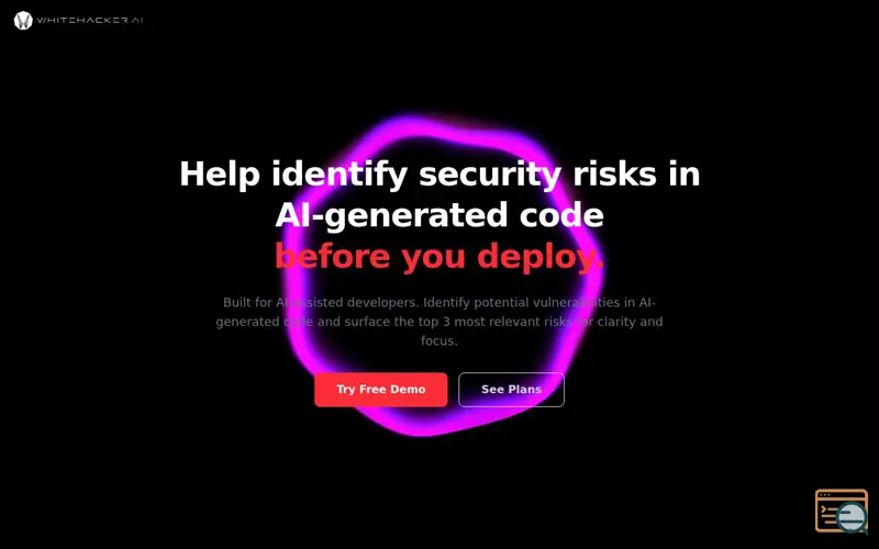 Screenshot of WhiteHacker AI