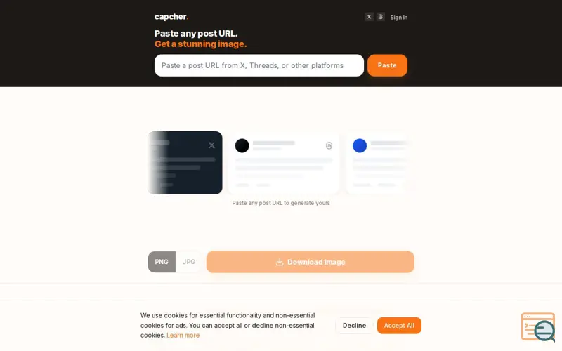 Screenshot of Capcher