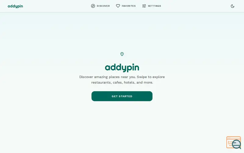 Screenshot of addypin