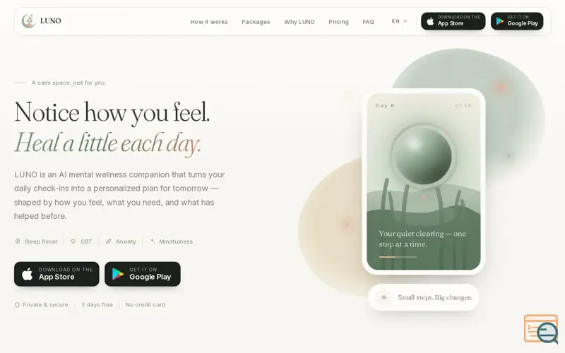 Screenshot of Luno
