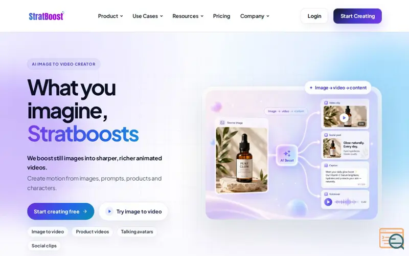 Screenshot of Stratboost AI