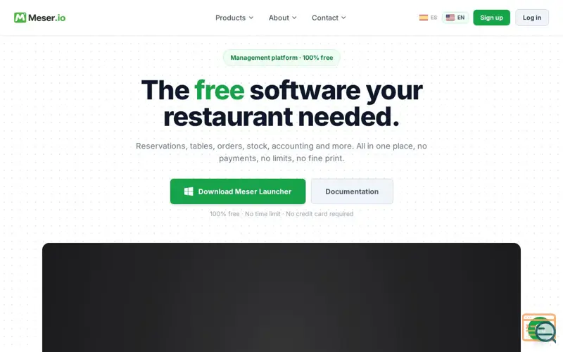 Screenshot of Meser.io