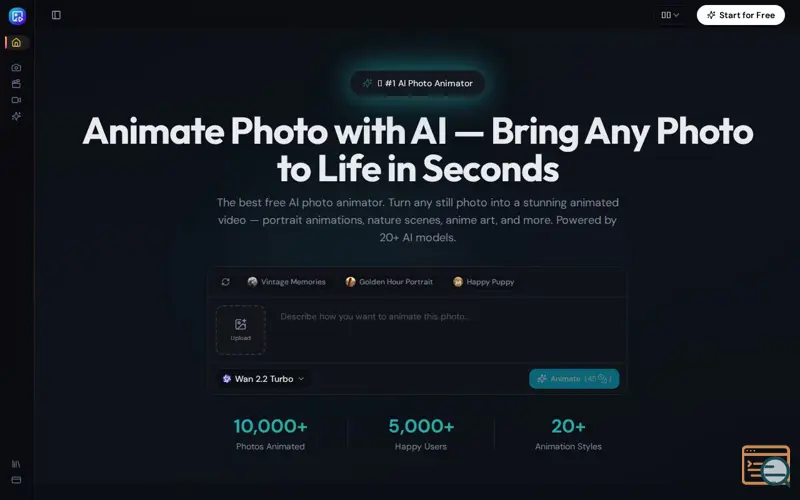 Screenshot of Animate Photo