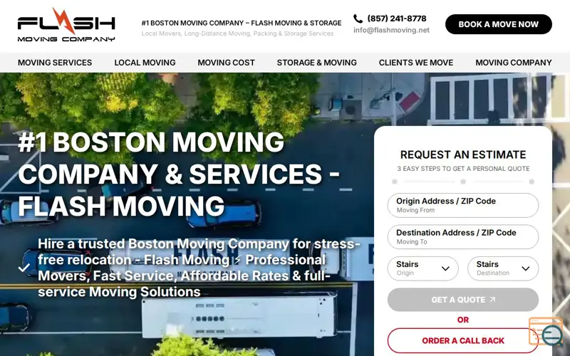 Screenshot of Flash Moving & Storage