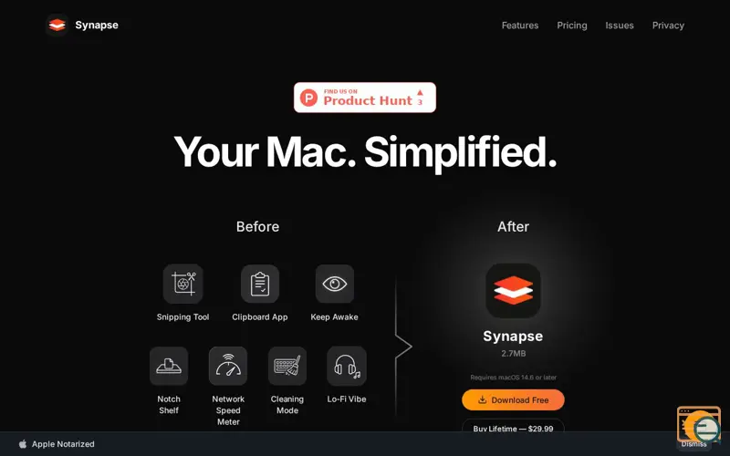 Screenshot of Synapse