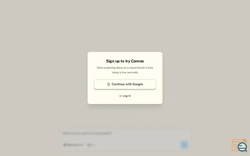 Screenshot of Wondering