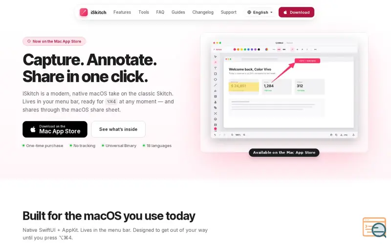 Screenshot of iSkitch
