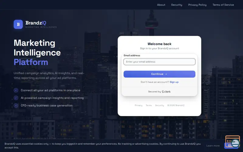 Screenshot of Brandziq