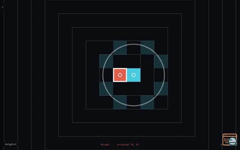 Screenshot of Red and Black Knights Sandbox
