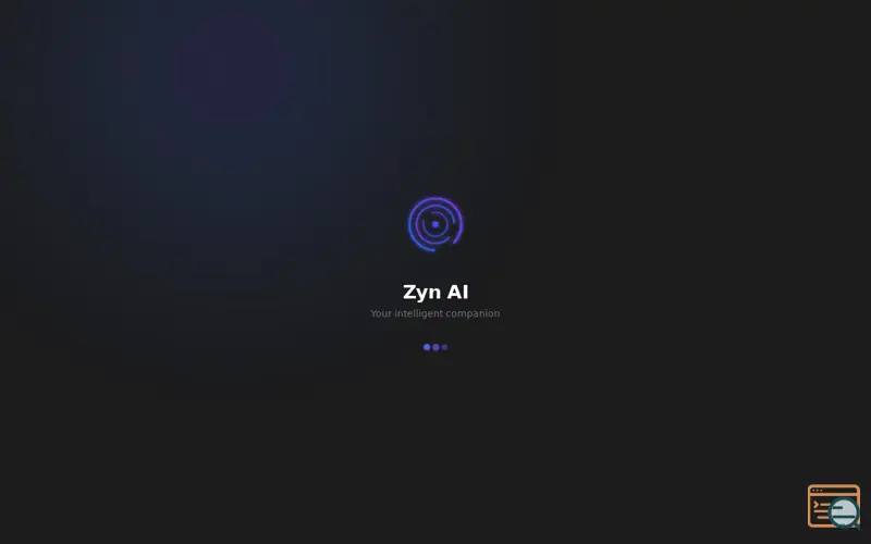 Screenshot of zyn AI