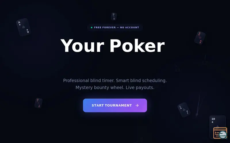 Screenshot of Poker Timer Pro