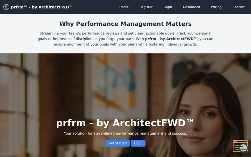Screenshot of Prfrm
