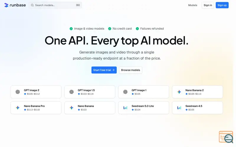 Screenshot of Runbase