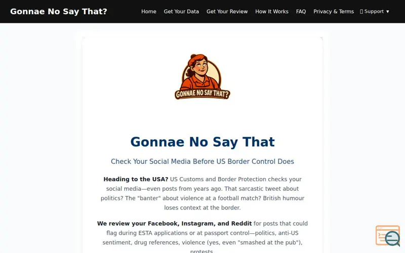 Screenshot of GNST