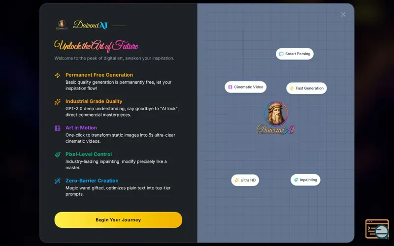 Screenshot of Daivenci AI