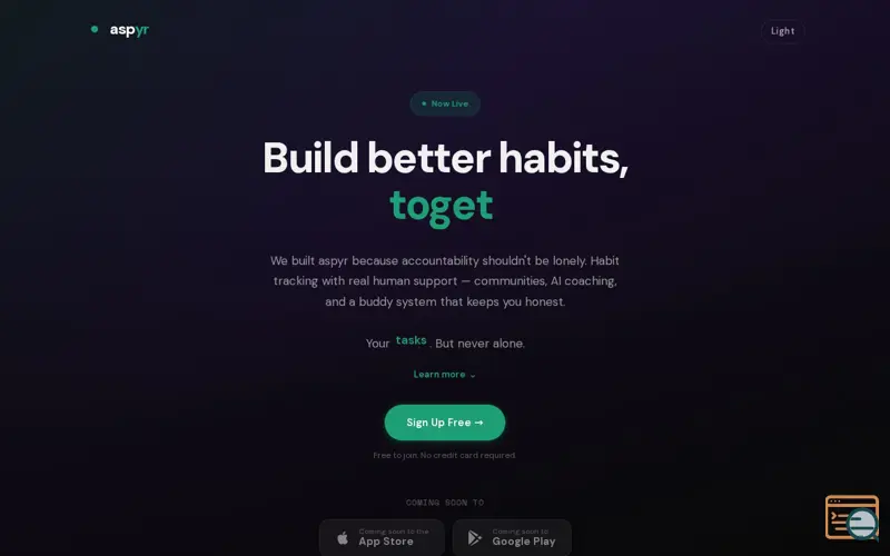 Screenshot of aspyr