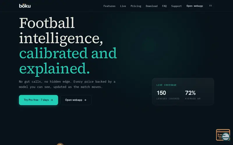 Screenshot of Böku Stats