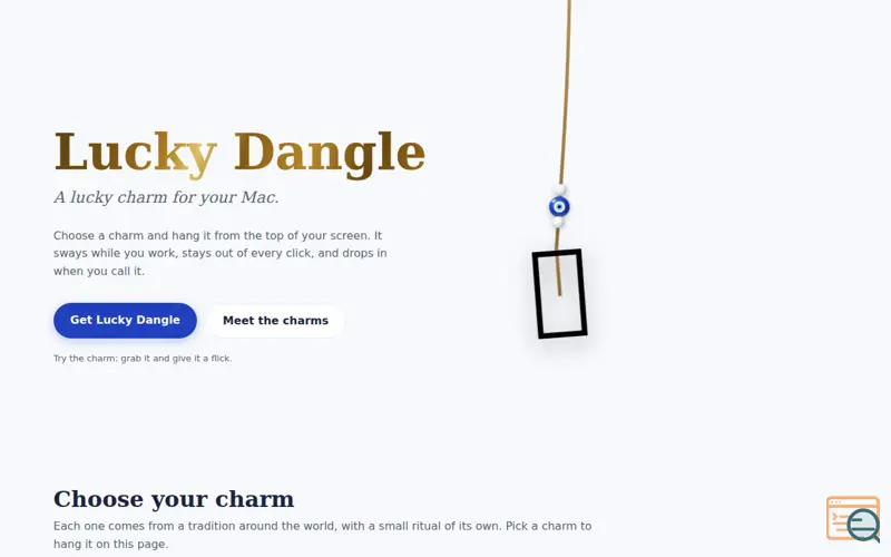 Screenshot of Lucky Dangle