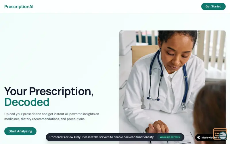 Screenshot of HealAid Ai