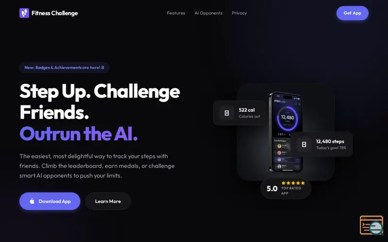 Screenshot of Fitness Challenge