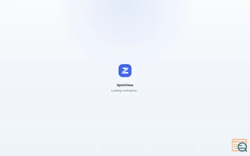 Screenshot of SprintView