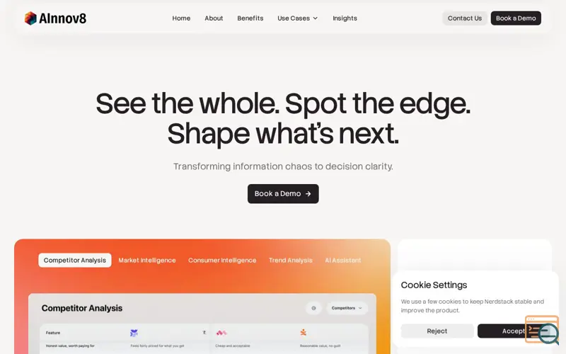Screenshot of AInnov8