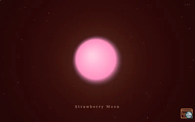 Screenshot of Strawberry Moon: An Interactive  Journey