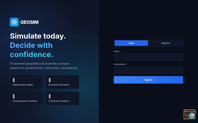 Screenshot of GEOCIM