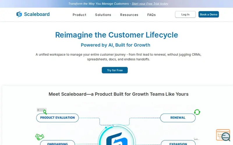 Screenshot of Scaleboard