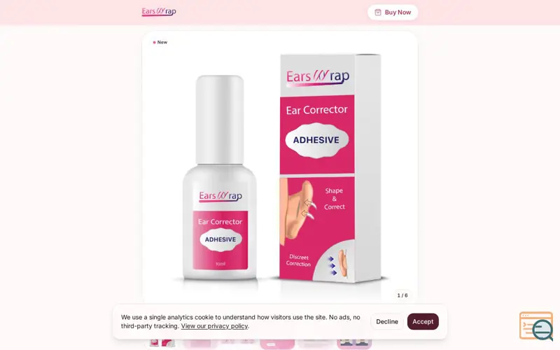 Screenshot of Earswrap