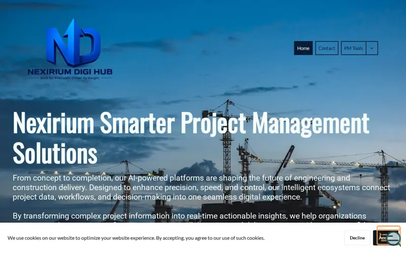 Screenshot of Nexirium Digi Hub