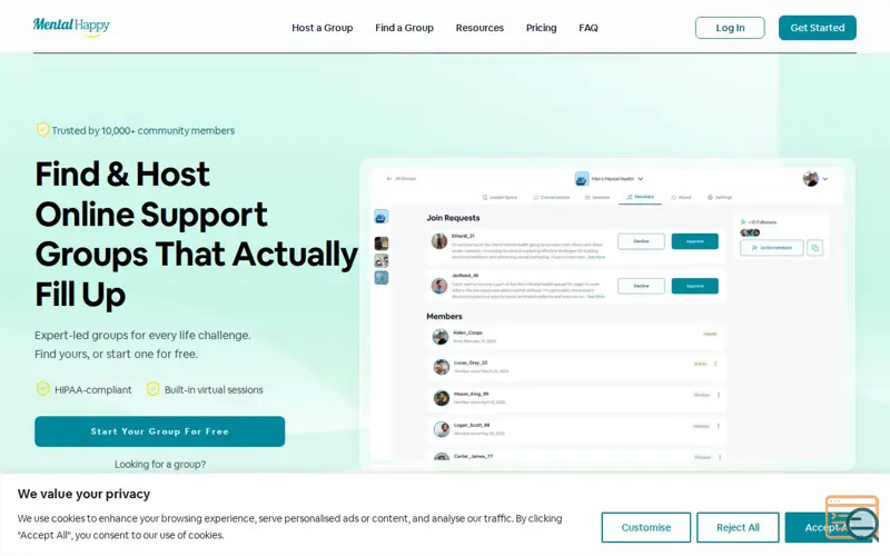 Screenshot of MentalHappy 3.0