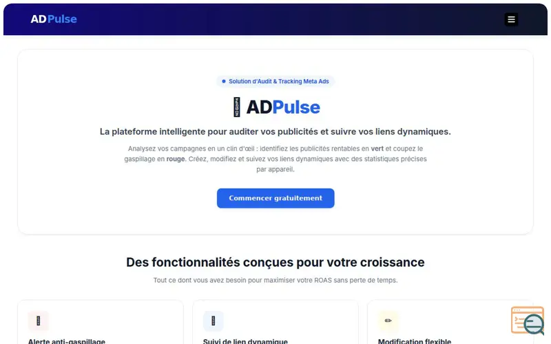 Screenshot of AD Pulse