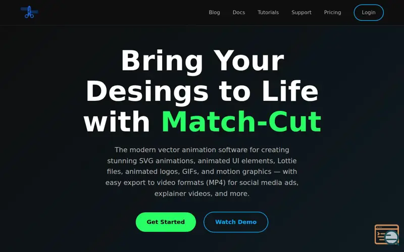 Screenshot of Match-Cut