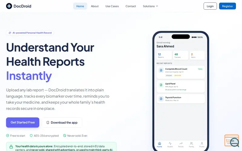 Screenshot of DocDroid
