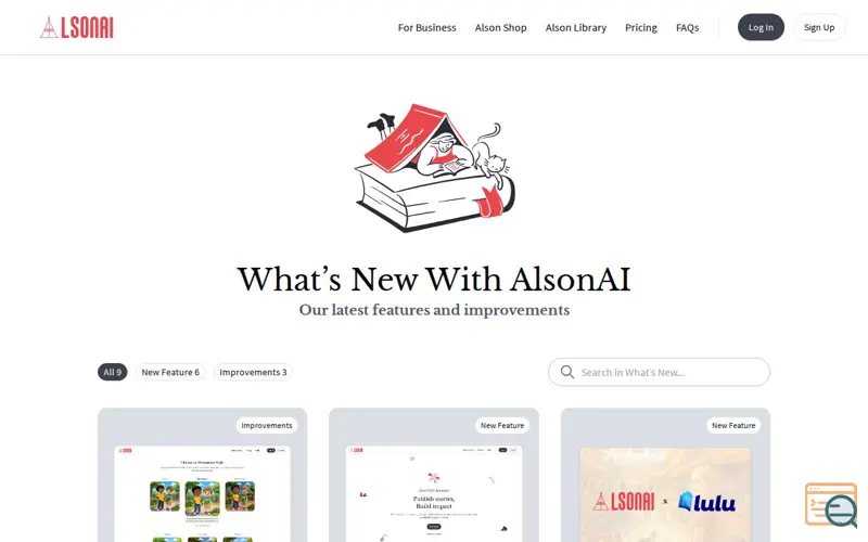Screenshot of AlsonAI is launching Editor Mode