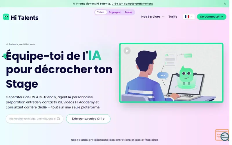 Screenshot of Hi Talents
