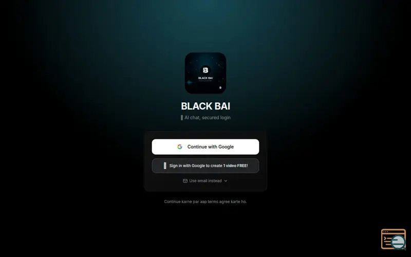 Screenshot of Chat — Black Bai
