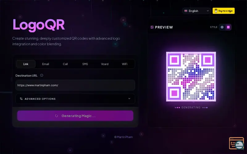 Screenshot of LogoQR