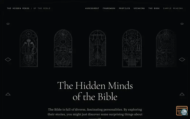 Screenshot of The Hidden Minds of the Bible