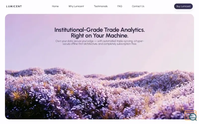 Screenshot of Lumicent