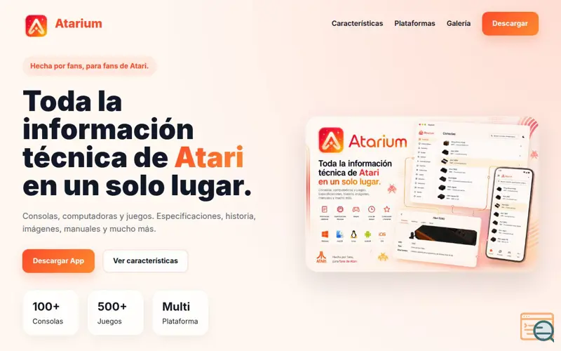Screenshot of Atarium