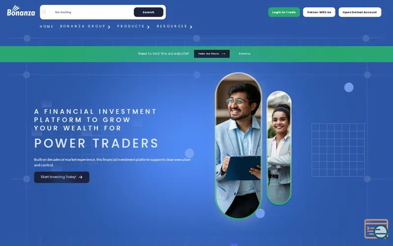 Screenshot of Bonanza Portfolio Limited
