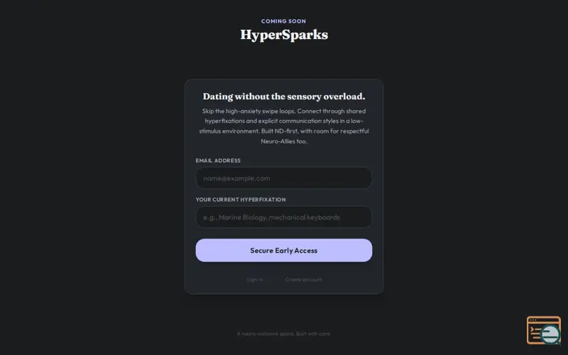 Screenshot of Hypersparks