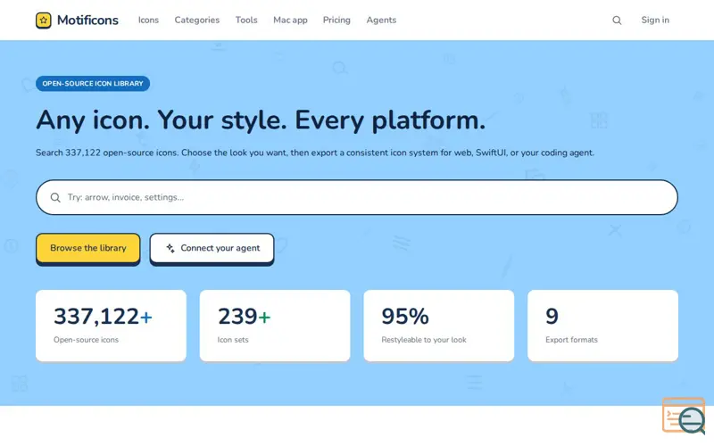 Screenshot of Motificons